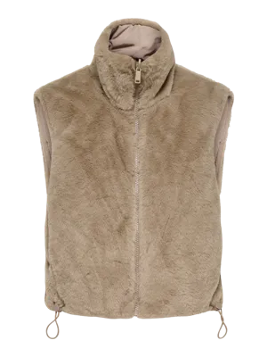 Only Dana Faux Fur Bodywarmer