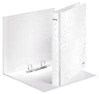 Leitz WOW Ring binder - pearl white ringband A4 Wit