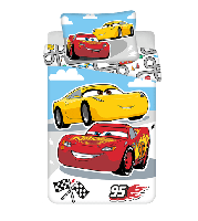 Cars peuterdekbedovertrek Road- 100 x 135 cm - Katoen