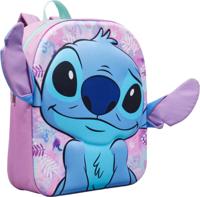 Disney Stitch 3D Peuter Rugzak 32X25X10 cm Meisjes Lichtroze - thumbnail