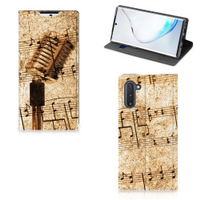 Samsung Galaxy Note 10 Stand Case Bladmuziek - thumbnail