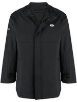 Sankuanz veste légère à patch logo - Noir