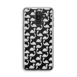 Zwanen: Samsung Galaxy J8 (2018) Transparant Hoesje