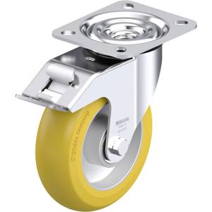 Blickle L-ALTH 125K-FI-CO Plaatstalen zwenkwiel Wieldiameter: 125 mm Draagvermogen (max.): 250 kg 1 stuk(s)