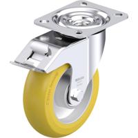 Blickle L-ALTH 125K-FI-CO Plaatstalen zwenkwiel Wieldiameter: 125 mm Draagvermogen (max.): 250 kg 1 stuk(s)
