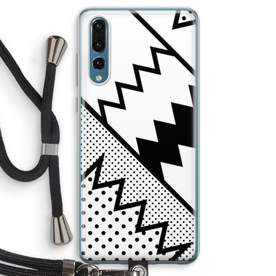 Pop Art #5: Huawei P20 Pro Transparant Hoesje met koord