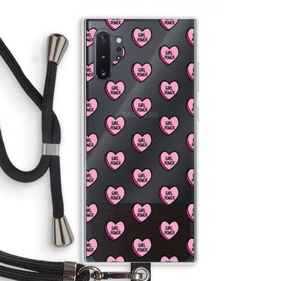 GIRL POWER: Samsung Galaxy Note 10 Plus Transparant Hoesje met koord