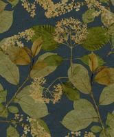 Decoprint Herbarium Behang met bladeren en bloemen - HE27233