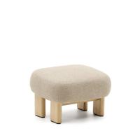 Kave Home Hocker Cabana Chenille - Beige