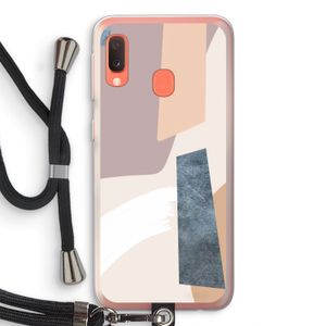 Luca: Samsung Galaxy A20e Transparant Hoesje met koord