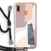Luca: Samsung Galaxy A20e Transparant Hoesje met koord Luca: Samsung Galaxy A20e Transparant Hoesje met koord