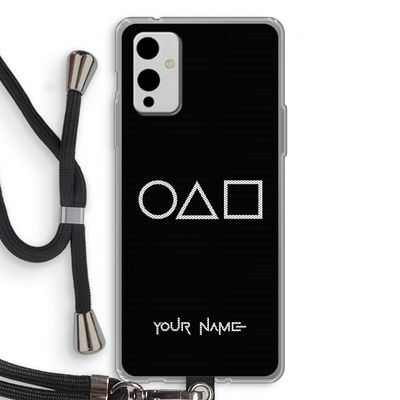 Squid Game: OnePlus 9 Transparant Hoesje met koord