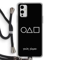 Squid Game: OnePlus 9 Transparant Hoesje met koord