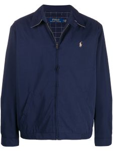 Polo Ralph Lauren veste zippée à logo brodé - Bleu