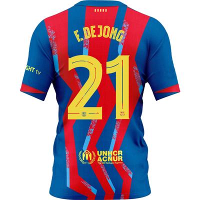 Nike FC Barcelona Frenkie de Jong 21 Vierde Shirt 2025-2026 Kids Nike FC Barcelona Frenkie de Jong 21 Vierde Shirt 2025-2026 Kids