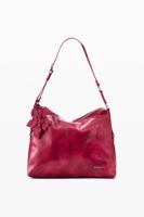grote tas in leerlook - RED - U