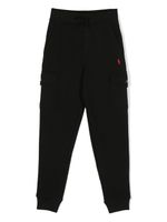 Ralph Lauren Kids pantalon de jogging à logo brodé - Noir