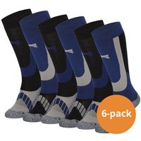 Xtreme Skisokken Unisex 6-pack Multi Blue-45/47