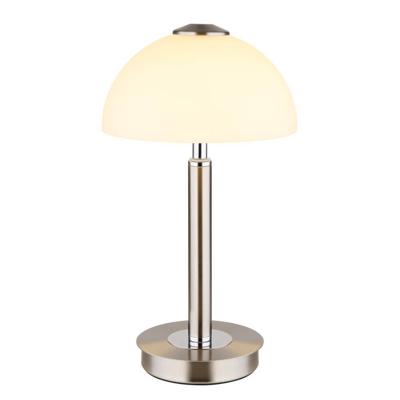 Globo TafellampUldin nikkel met wit glas - 21953N