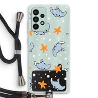 Manta: Samsung Galaxy A52s 5G Transparant Hoesje met koord Manta: Samsung Galaxy A52s 5G Transparant Hoesje met koord