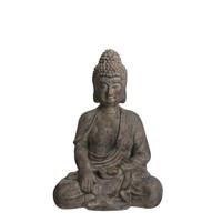 Mica Decorations Buddha Decoratief Object - 46x33x65 cm - Grijs