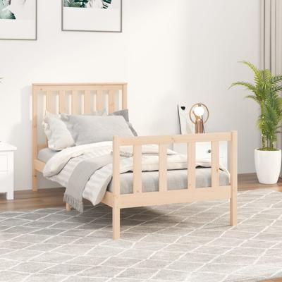 Bedframe zonder matras massief grenenhout 100x200 cm