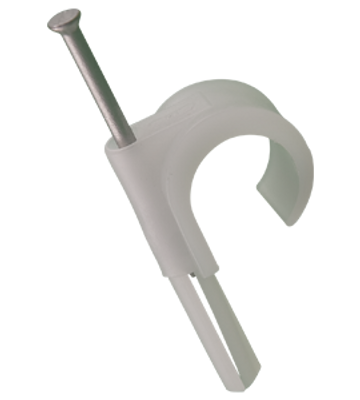 Mepac plugclip nagel 16/19mm transparant 100 stuks voor het vast zetten van 16 en 19mm buis