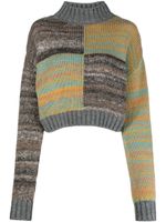 DESTREE Damien mélange-knit jumper - Gris