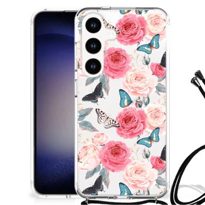 Samsung Galaxy S24 Case Butterfly Roses Samsung Galaxy S24 Case Butterfly Roses