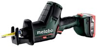 Metabo SSE 12 BL Accu-Reciprozaag | 12 V | 2x4 Ah LiHD | Lader ASC 55 | Metabox 145 - 602322800 - thumbnail