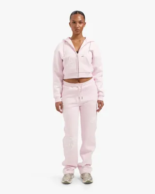 Croyez Flower Trainingspak Dames Roze - Maat XS - Kleur: Roze | Soccerfanshop