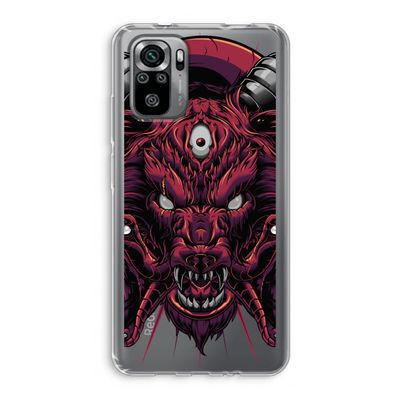 Hell Hound and Serpents: Xiaomi Redmi Note 10S Transparant Hoesje