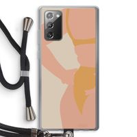 Bikini body: Samsung Galaxy Note 20 / Note 20 5G Transparant Hoesje met koord
