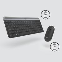 Logitech NL Logitech MK470 Wireless Slim Desktopset US Layout - thumbnail