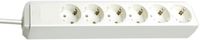 Brennenstuhl Eco-Line 6-voudig wit 1,5m H05VV-F 3G1,5 - 1159420015 Brennenstuhl Eco-Line 6-voudig wit 1,5m H05VV-F 3G1,5 - 1159420015