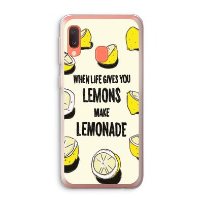 Lemonade: Samsung Galaxy A20e Transparant Hoesje