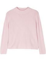 Emporio Armani pull en maille nervurée à col rond - Rose