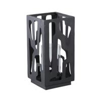 PTMD windlicht dewey zwart 32 cm | 2 stuks