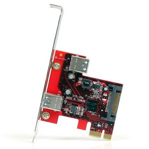 StarTech.com 2-poorts PCI Express SuperSpeed USB 3.0 kaart met UASP-ondersteuning 1 intern, 1 extern