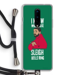 Sleigh Bells Ring: OnePlus 8 Transparant Hoesje met koord