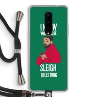 Sleigh Bells Ring: OnePlus 8 Transparant Hoesje met koord