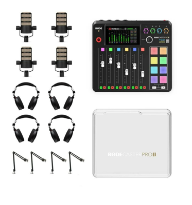 Rode RODEcaster Pro II 4-Person Bundle