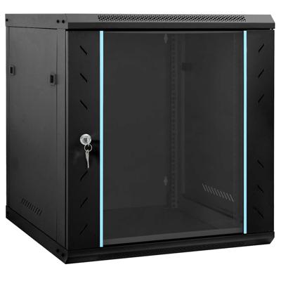 Netwerk kabinet met opslag Zwart 60 x 45 x 65 cm Staal