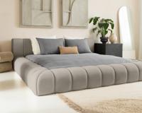 Dreamhouse - Adore Designbed Parijs - Teddy Bouclé - Cappuccino - 180 x 200cm / zonder pocketmatras / met montage