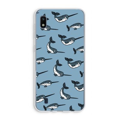 Narwhal: Samsung Galaxy A10 Transparant Hoesje