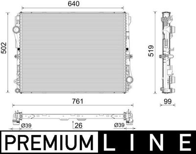 Radiateur CR2604000P