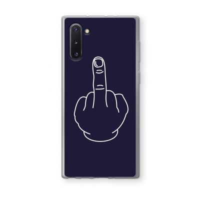 F**k U: Samsung Galaxy Note 10 Transparant Hoesje