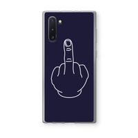 F**k U: Samsung Galaxy Note 10 Transparant Hoesje