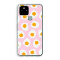 Dancing eggs: Google Pixel 5 Transparant Hoesje