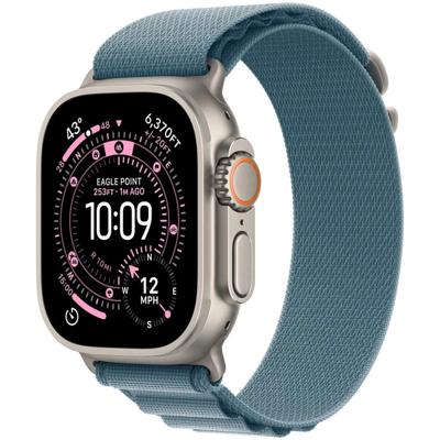 Apple Watch Ultra 3 GPS + Cellular 49mm met Alpine Loop - Medium Smartwatch Beige